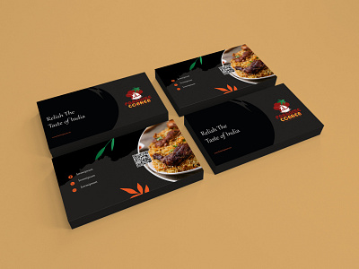 Business Card Mockups for Restaurant branding design logo restaurant visual identity