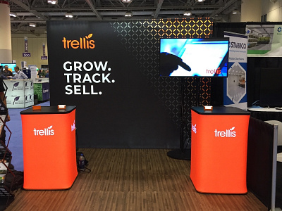 Trellis Booth booth cannabis conference seed to sale tracking