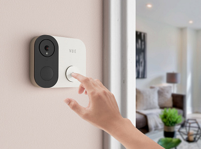 Vue© Smart Doorbell 3d branding cinema 4d creative agency design digital industrial design visualization vrayforc4d