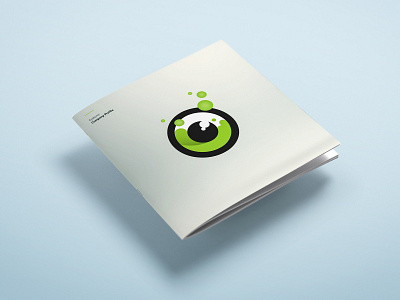 Eyetonic company's profile brochure booklet brand branding brochure design design editorial editorial design icon logo paper print square typography vector