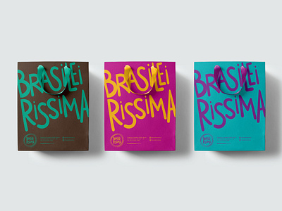 Brasileirissima Bags bags brand branding colorful design fashion typography