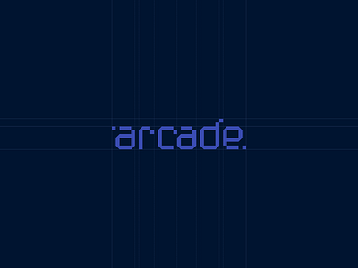 Arcade logotype construction