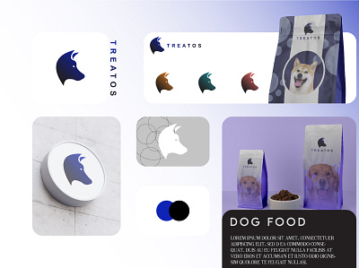 Dog head Logo for Sale brand identity branding design dog dog head graphic design illustration logo logofolio pet logo