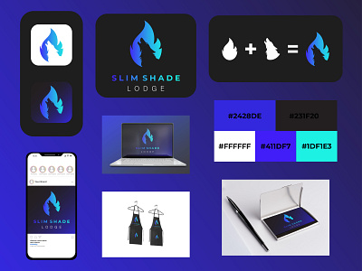 Fire Logo Design brand design brand identity branding fire logo graphic design illustration logo design logofolio wolf logo