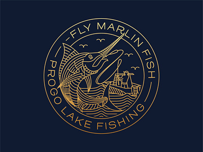 Fly Marlin Badge