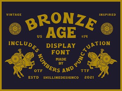 Bronze Age Display Font