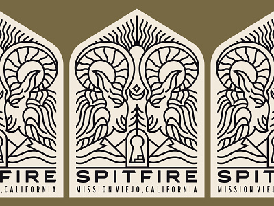SPITFIRE 2 apparel branding clothing design geometric graphic design illustration lineart logo monoline print screenprint