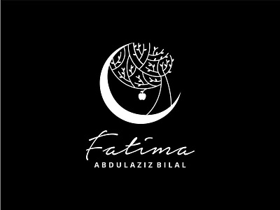 Fatima Abdul Aziz Bilal apple leave logo moon signature tree