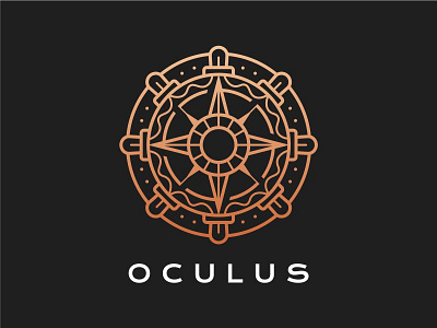 Oculus compass eye oculus sailboat while