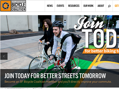 SF Bicycle Coalition Website