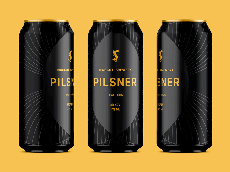 Beer Can Labels by Alon Baum for AOS / Array Of Stars on Dribbble