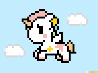 Kawaii Unicorn cute freebies kawaii pixelart pony unicorn