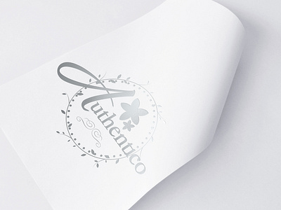 Logo Design Authentico ( Silver Foil )