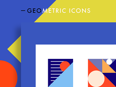 Personal site icons geometric icons web