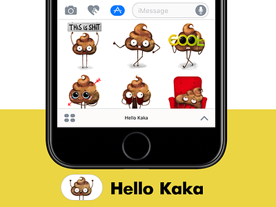Hello Kaka stickers for iMessage