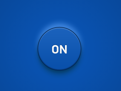 "On" button button circle on ui