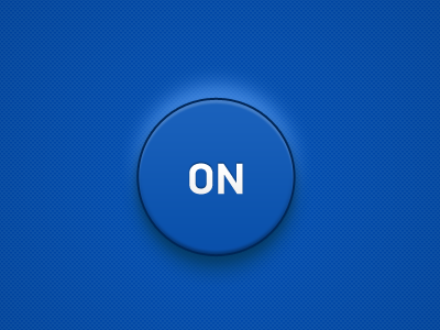 "On" button by Pavel Zametniy on Dribbble