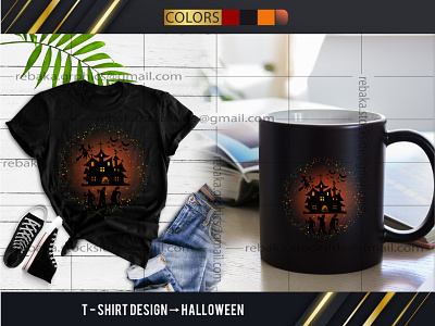 T-Shirt Design(Halloween) creative t shirt design halloween t shirt design