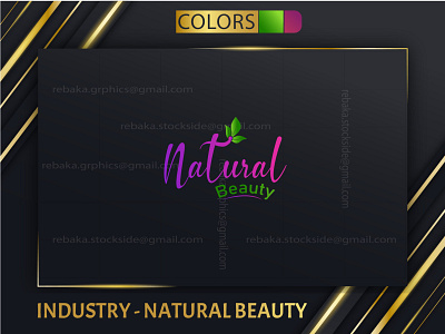 NATURAL BEAUTY natural beauty logo yoga logo