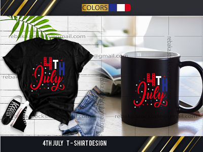 4th July t-shirt design home