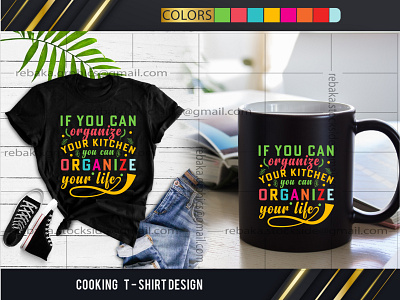 Cooking T- shirt Design pod design