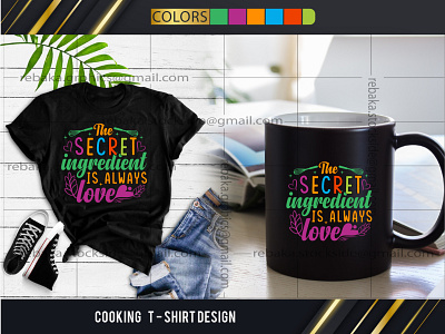 Cooking T- shirt Design pod design