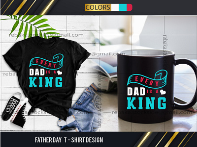 Father's Day T-Shirt Design best father