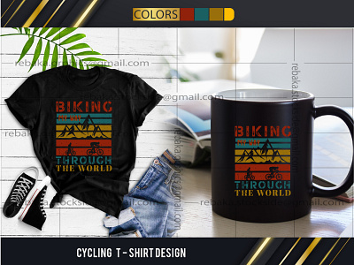 Cycling T- Shirt Design