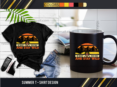 SUMMER T - Shirt Design logo t shirt design