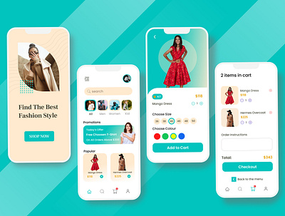 Fashion Shop App application design fashion fashion shop fashion shop application graphic design ui ui designer ux