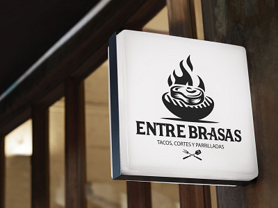 Entre brasas Logo