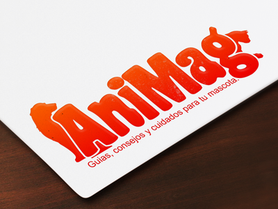 Revista Animag animals branding dogs logotype magazine