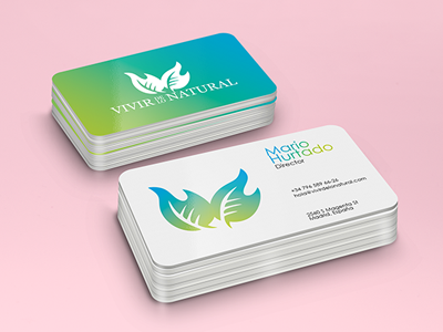 Vivir de lo Natural @Business card