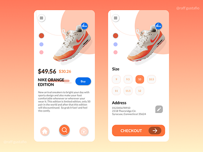 Sneakers Mobile App | UI Design