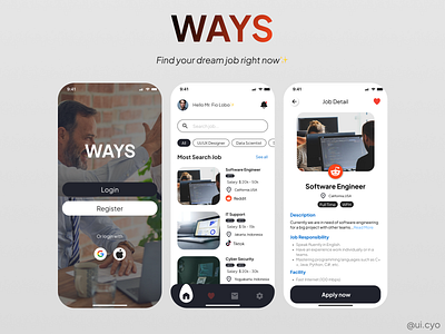 WAYS : Job Finder App✨