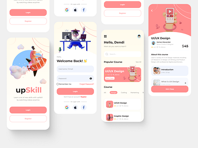 upSkill - Online Course Mobile App