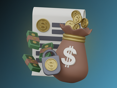 3D Banking Icon Set