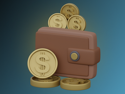 3D Banking Icon Set 3d 3d icon branding design graphic design illustration isometric lowpoly ui