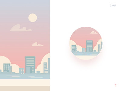 City background app background design game interface ui ux