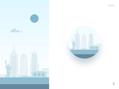 Refreshing New York City design illustration