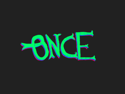 Once animation animation design motion graphics traditional animation type typography