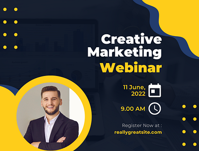 Marketing Webinar Post branding graphic design