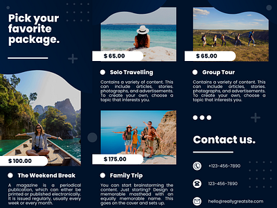 Travel Brochure Part 2 branding design graphic design