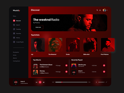 Music Streaming Web App