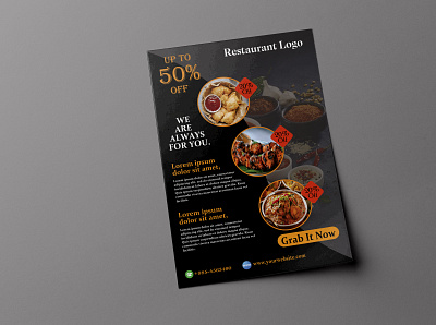 Restaurant Flyer. design graphic design