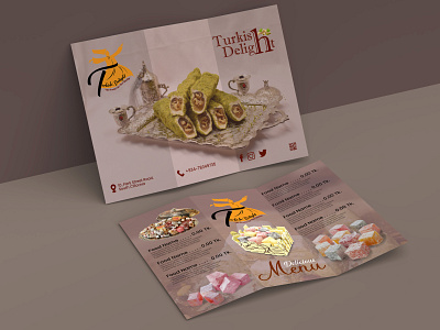 "Turkish Delight" Brochure. branding design graphic design