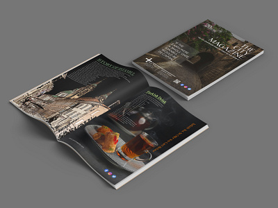 A4 Magazine Design. branding design graphic design