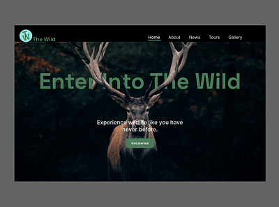 The Wild design logo ui wildlife