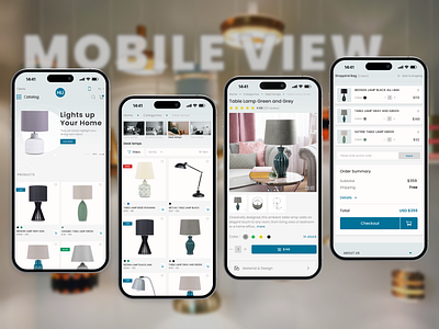 Mobile View | Home & product page 💛💙