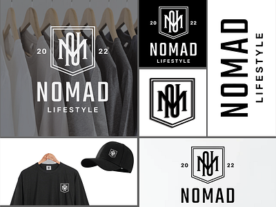 NOMAD Lifestyle branding branding identity design graphic design illustration logo logo design vector